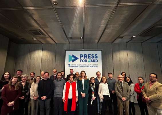 Lanzamiento oficial de Press-Forward: Se presenta el primer Centro de Excelencia Jean Monnet de periodismo de la Complutense